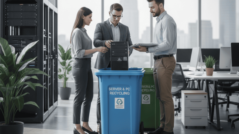 Electronics recycling services in Baltimore MD for commercial and residential needs