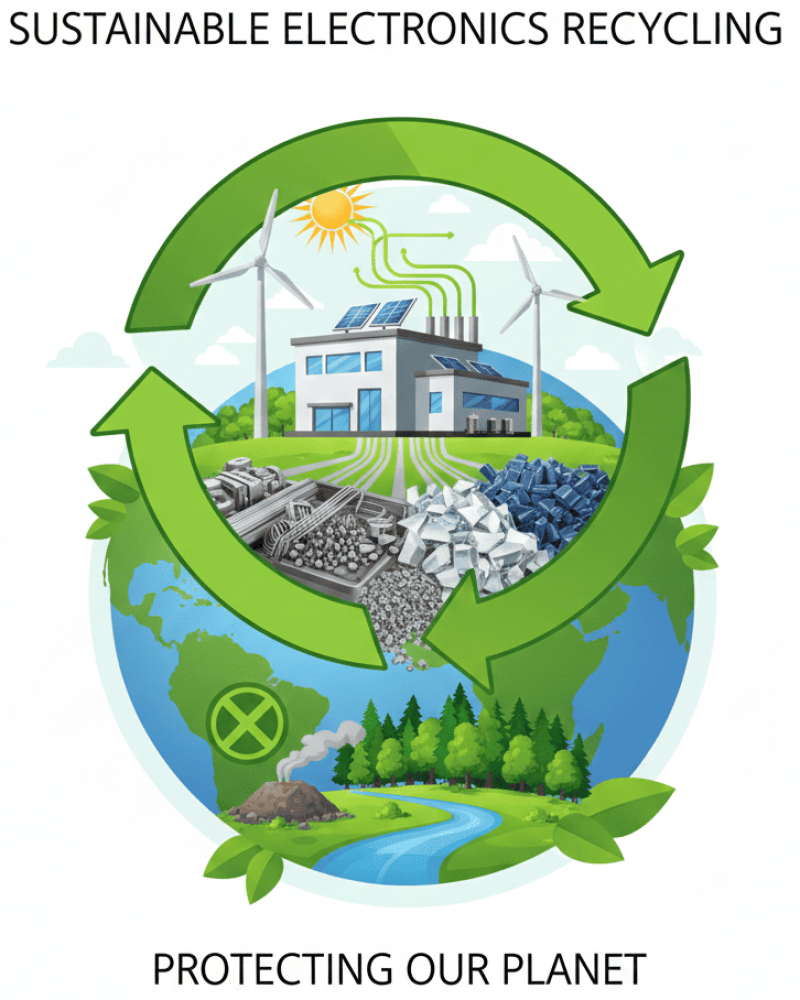 Secure data destruction and electronics recycling in Baltimore Maryland